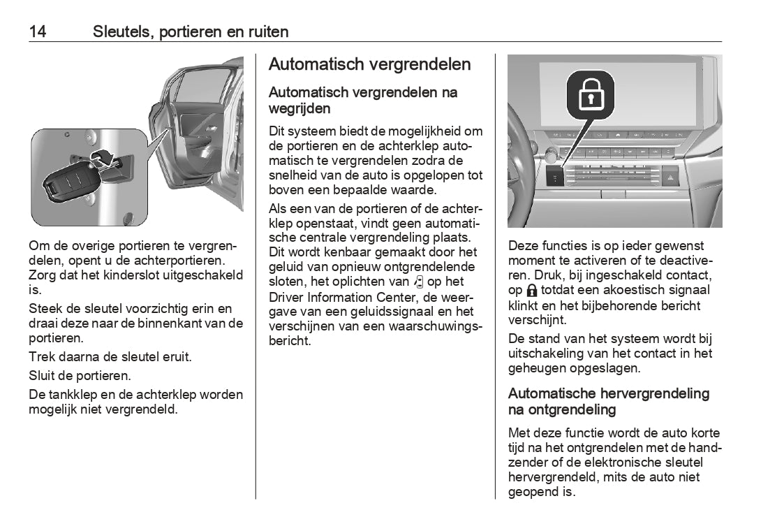 2023-2024 Opel Astra Gebruikershandleiding | Nederlands