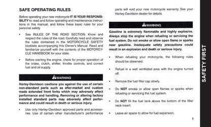 2003 Harley-Davidson VRSCA Owner's Manual | English