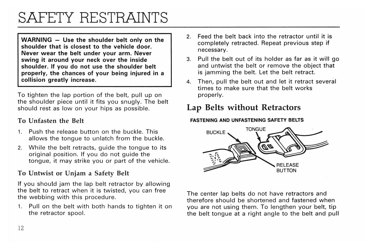 1991 Audi Quattro V8 Owner's Manual | English