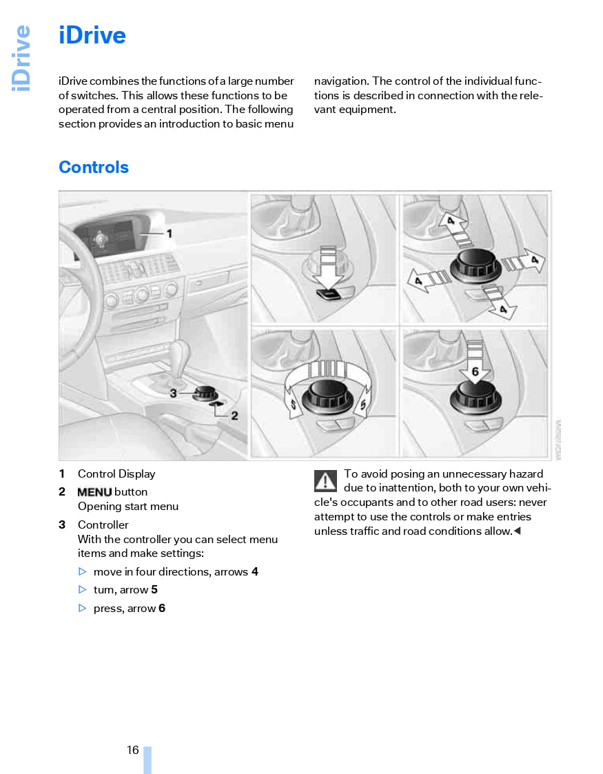 2006 BMW 5 Series Owner's Manual | English