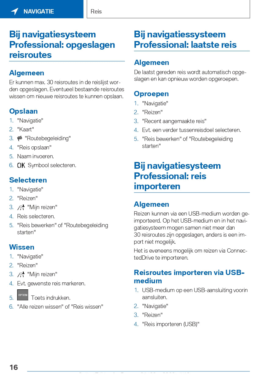 2019 BMW 2 Series Infotainment Manual | Dutch