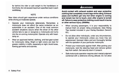 2009 Harley-Davidson FXSTSSE3 Owner's Manual | English