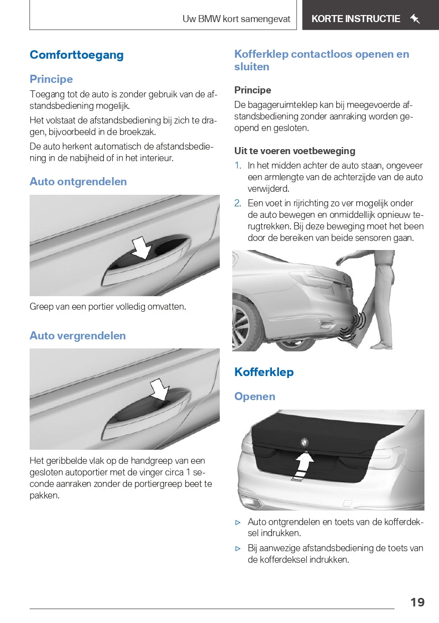 2019 BMW 5 Series PHEV Gebruikershandleiding | Nederlands