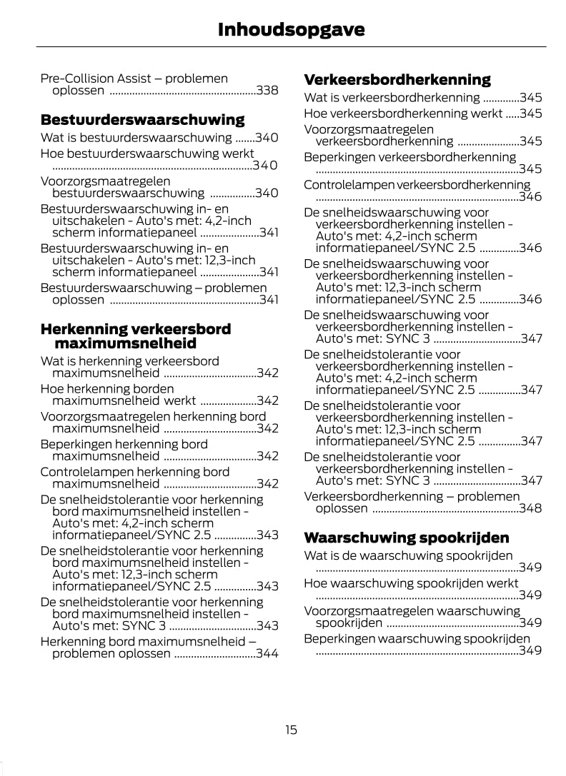 2022-2023 Ford Puma Gebruikershandleiding | Nederlands