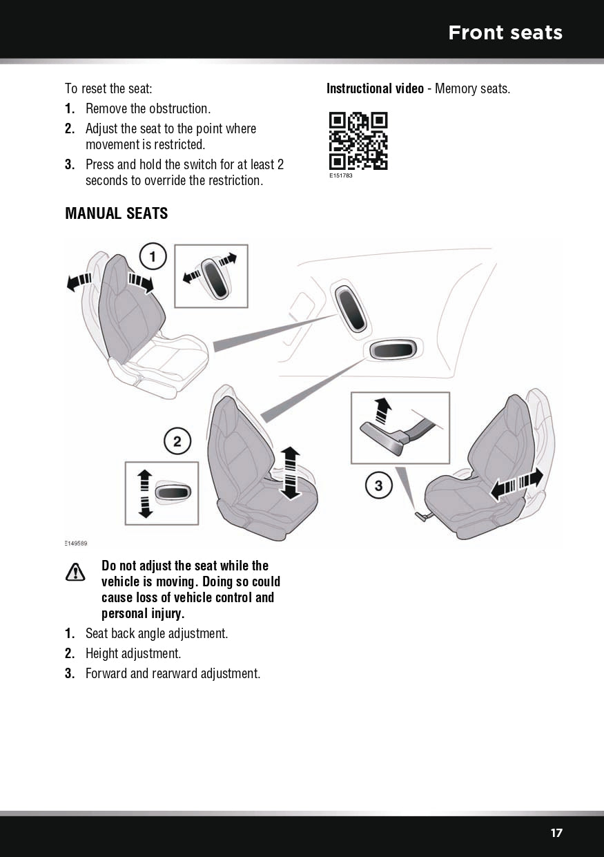 2014 Jaguar F-Type Owner's Manual | English