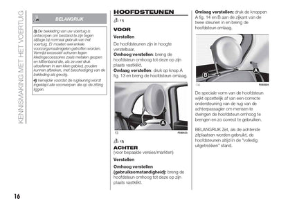 2018-2020 Fiat 500/500C Owner's Manual | Dutch