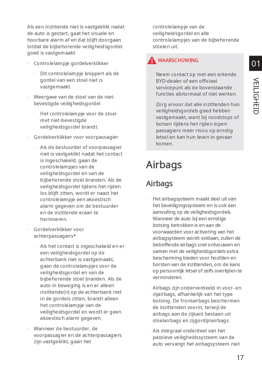 2023-2024 BYD Seal Gebruikershandleiding | Nederlands