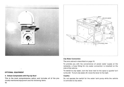 1978 Volkswagen Campmobile Gebruikershandleiding | Engels