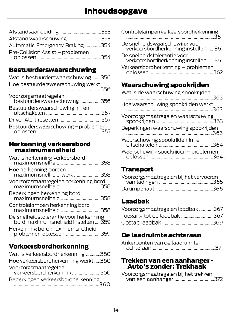 2022-2023 Ford Transit Bedienungsanleitung | Niederländisch