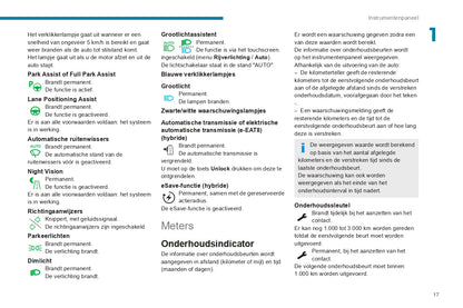 2019-2021 Peugeot 508/508 SW Owner's Manual | Dutch