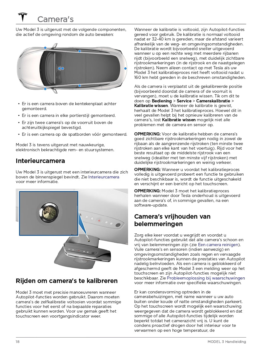 2024 Tesla Model 3 Owner's Manual | Dutch