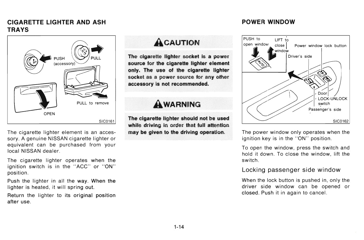 1996 Nissan 240SX Owner's Manual | English