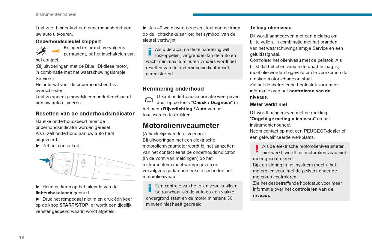 2019-2021 Peugeot 508/508 SW Owner's Manual | Dutch