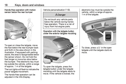 2021-2023 Opel Astra Bedienungsanleitung | Englisch