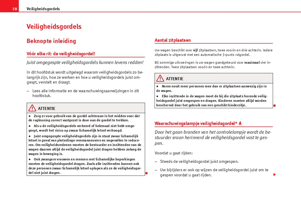 2013 Seat Ibiza Gebruikershandleiding | Nederlands