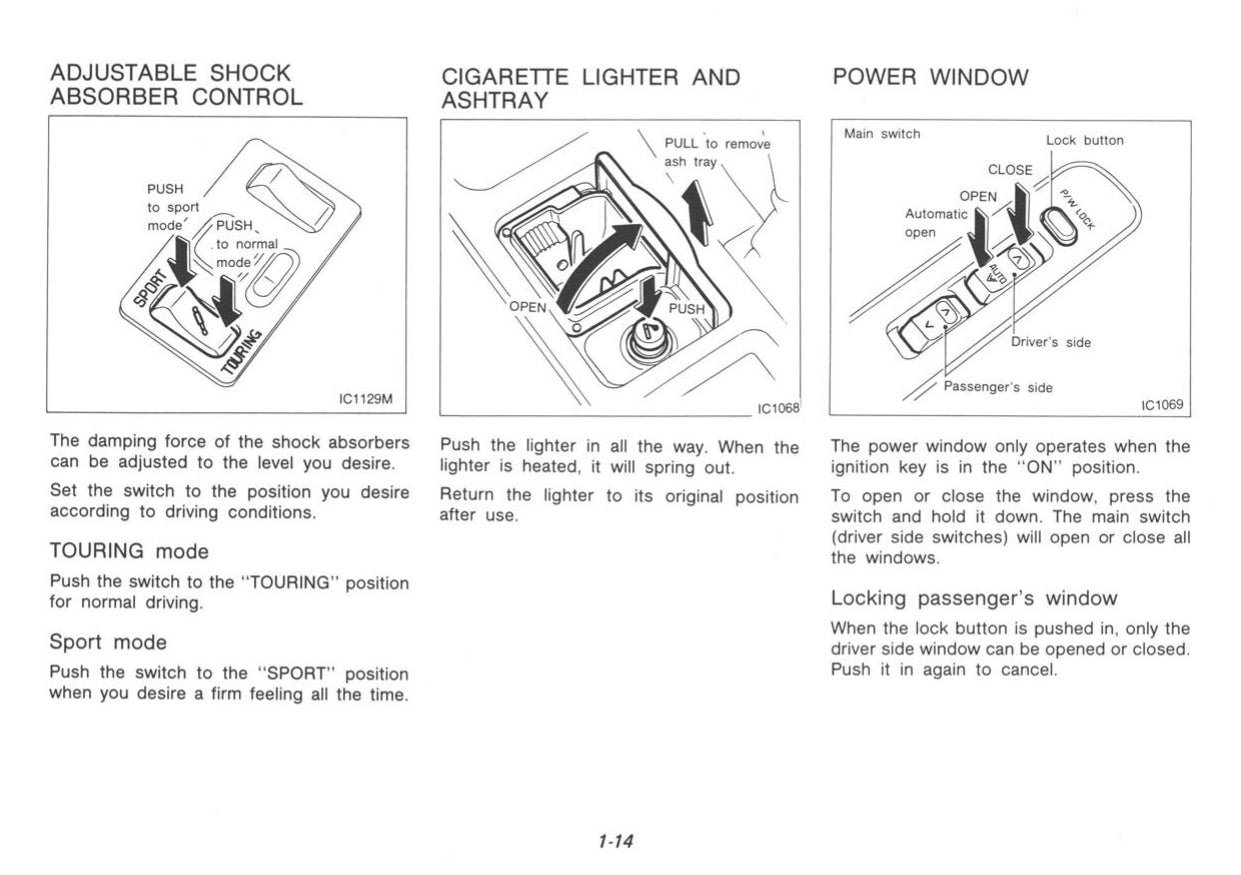 1991 Nissan 300ZX Owner's Manual | English