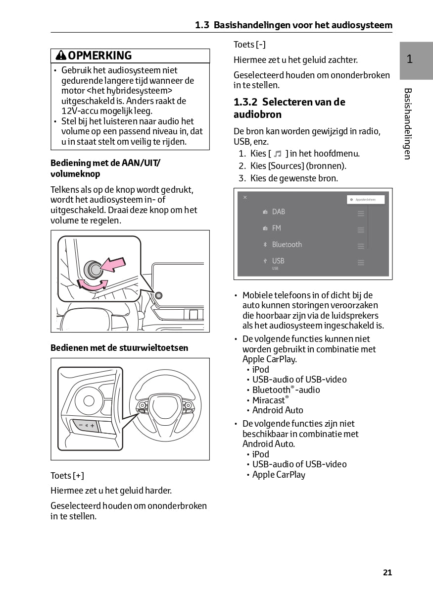 2023 Toyota RAV4 Infotainment Manual | Dutch