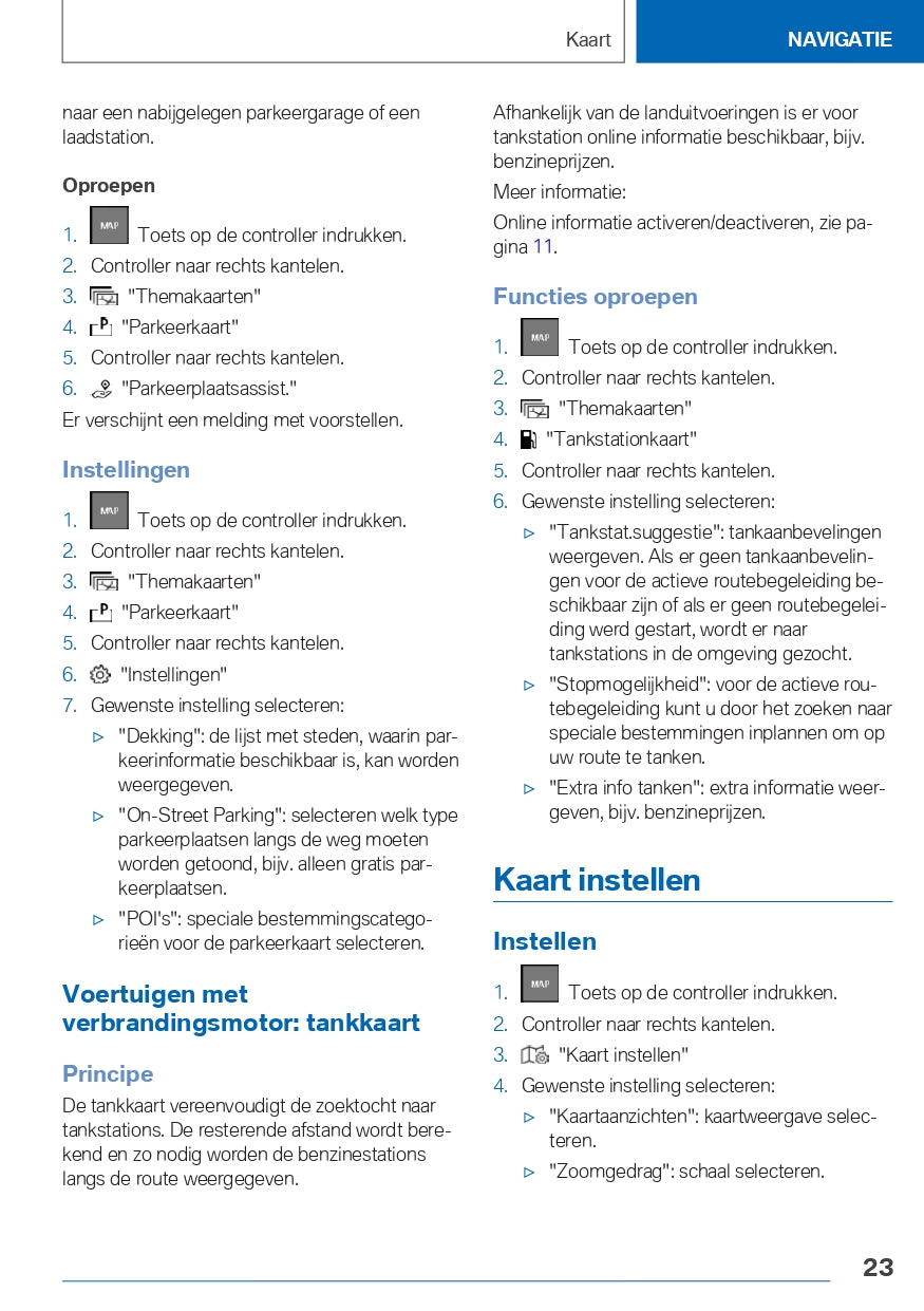 2021-2023 BMW iX3 Infotainment Manual | Dutch