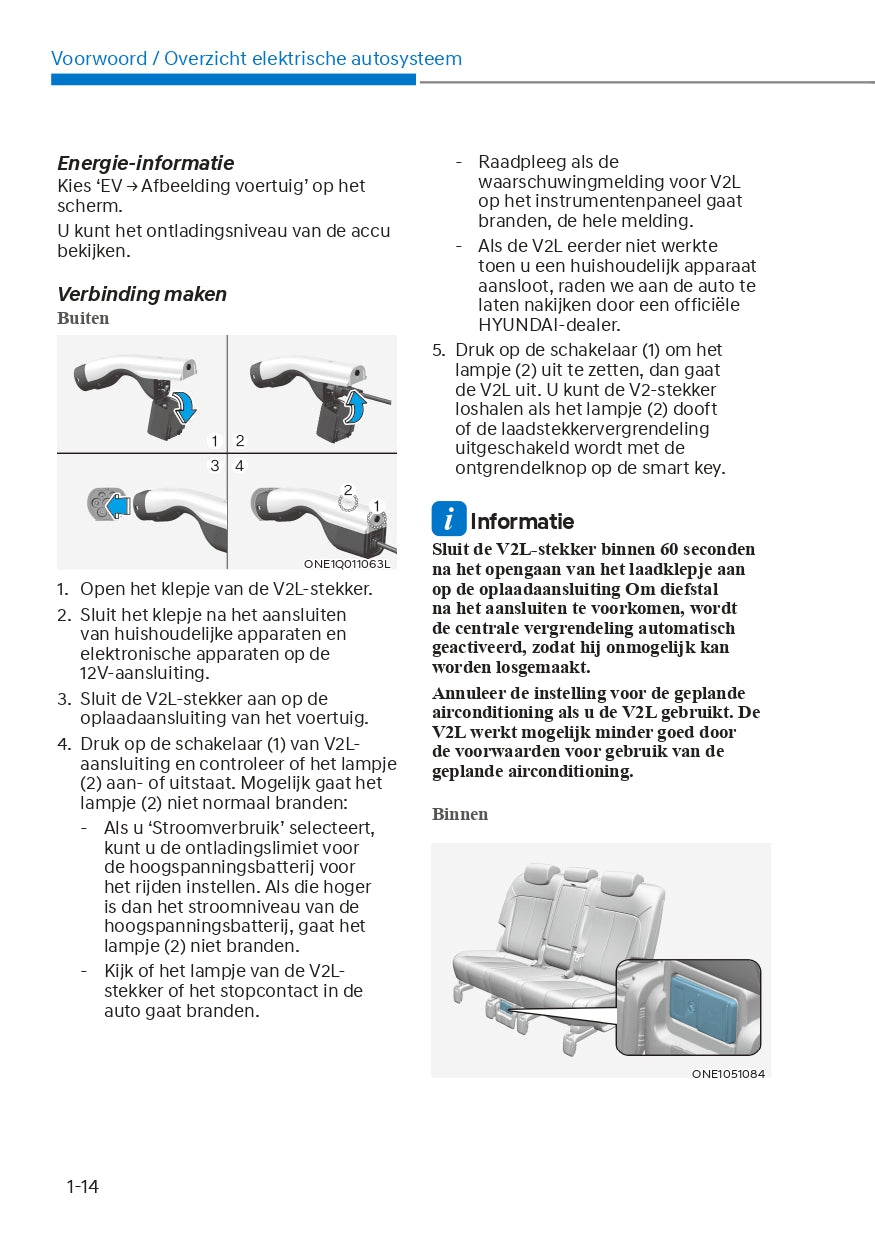 2021-2022 Hyundai Ioniq 5 Owner's Manual | Dutch