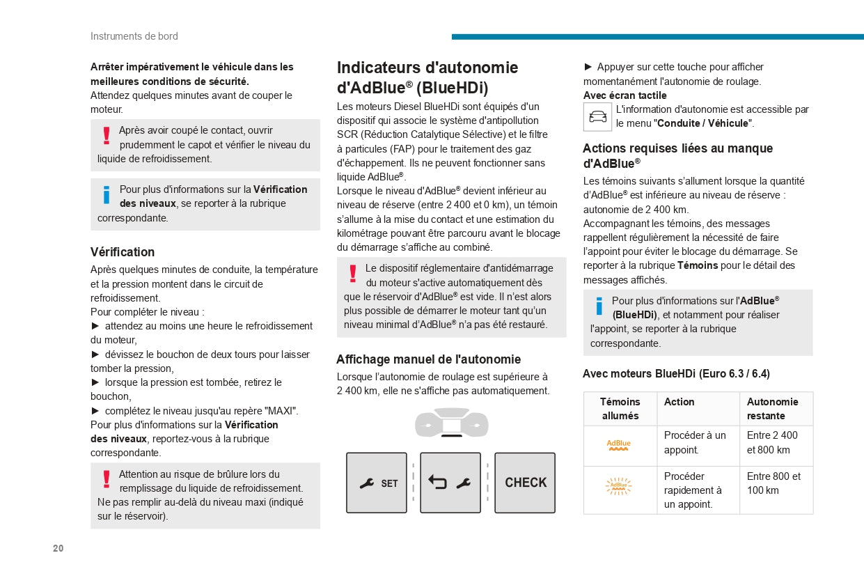 2022-2024 Peugeot Expert/e-Expert/Traveller/e-Traveller Owner's Manual | French