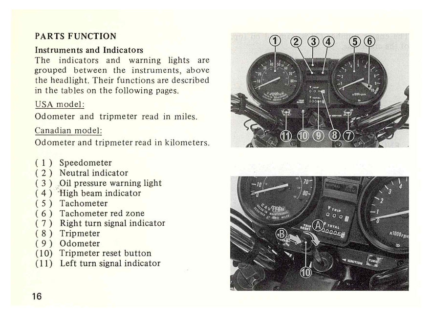 1982 Honda Nighthawk 650 Owner's Manual | English