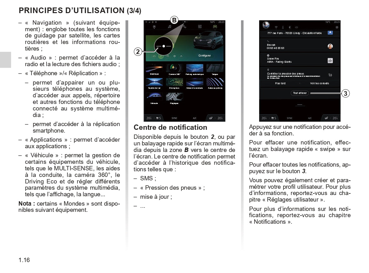 2023 Renault OpenR Link User's Manual | French