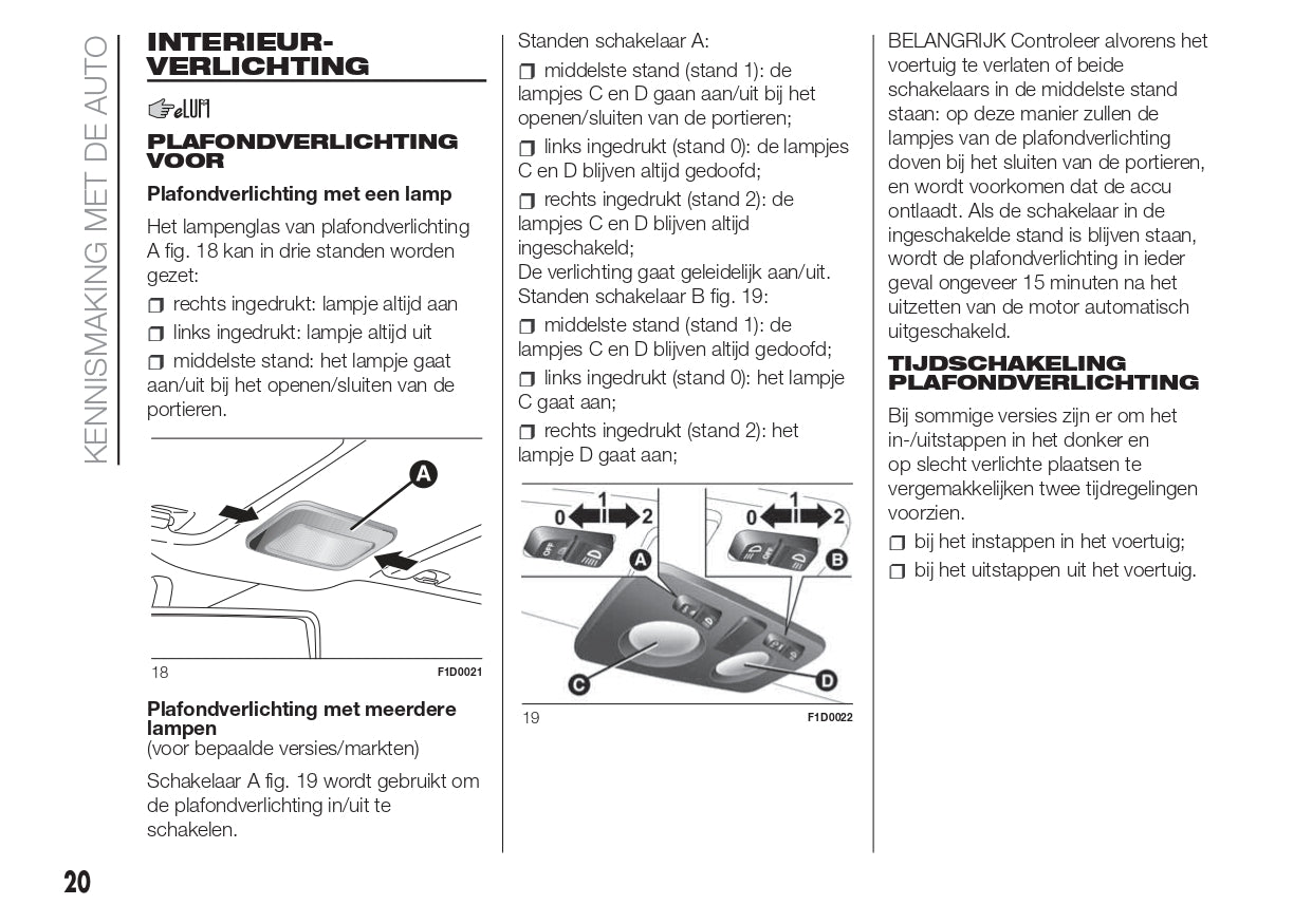 2016 Fiat Panda Owner's Manual | Dutch