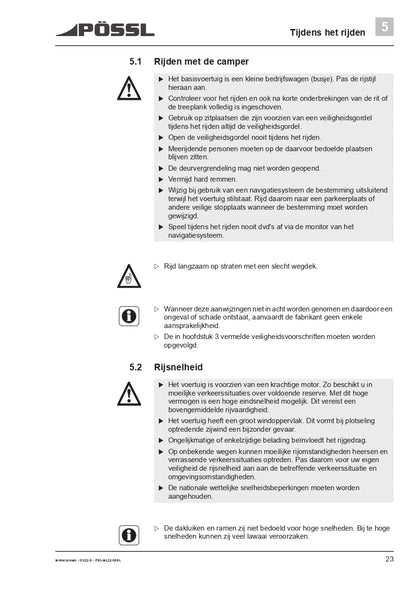 2019-2022 Pössl 2WIN Plus Bedienungsanleitung | Niederländisch