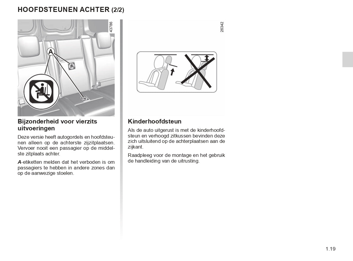 2018-2020 Renault Kangoo Gebruikershandleiding | Nederlands