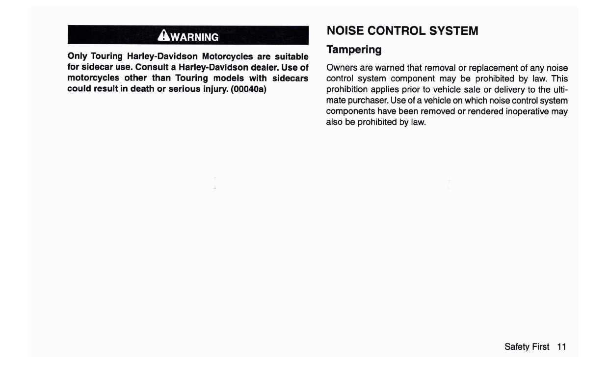 2009 Harley-Davidson FXSTSSE3 Owner's Manual | English