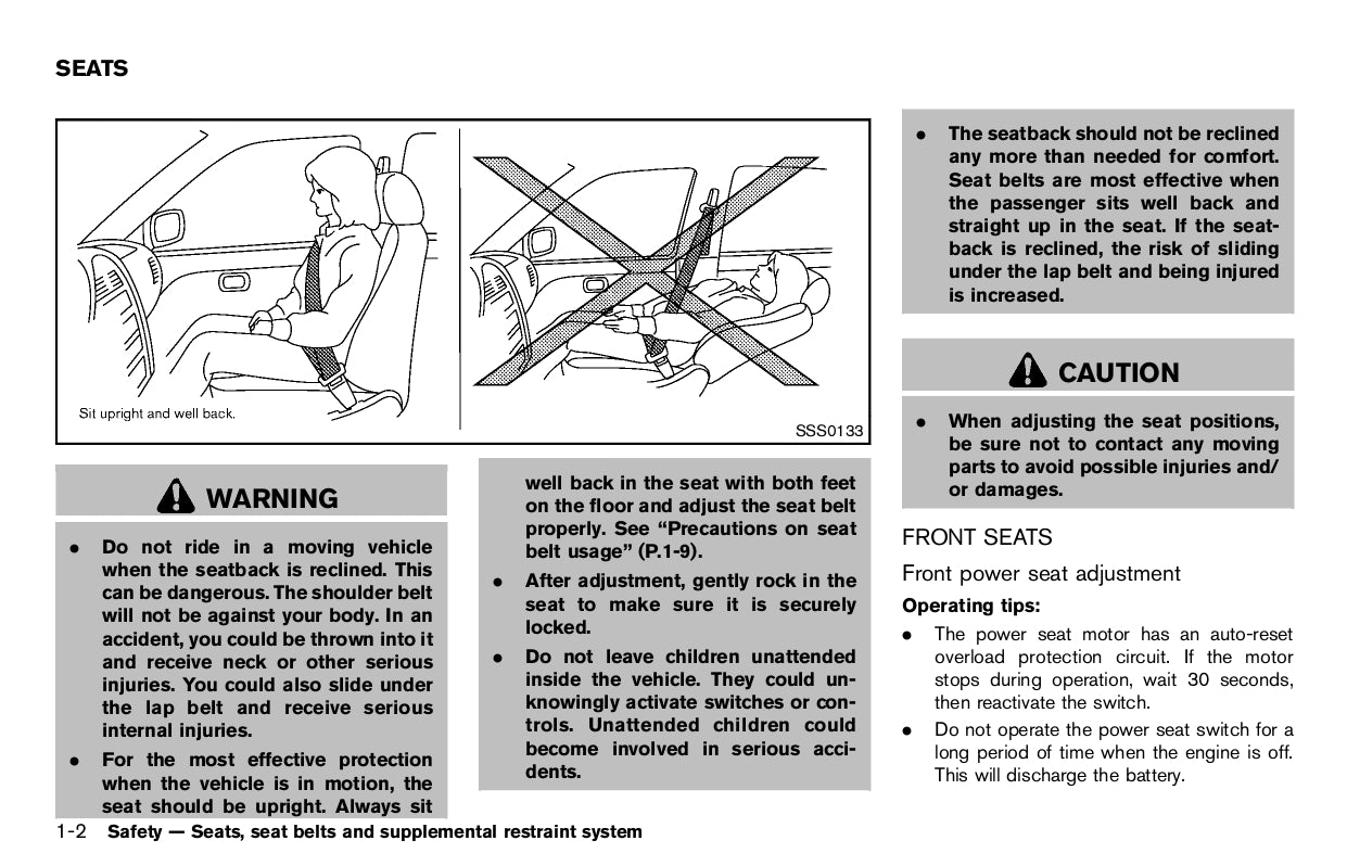 2012 Nissan 370Z Owner's Manual | English