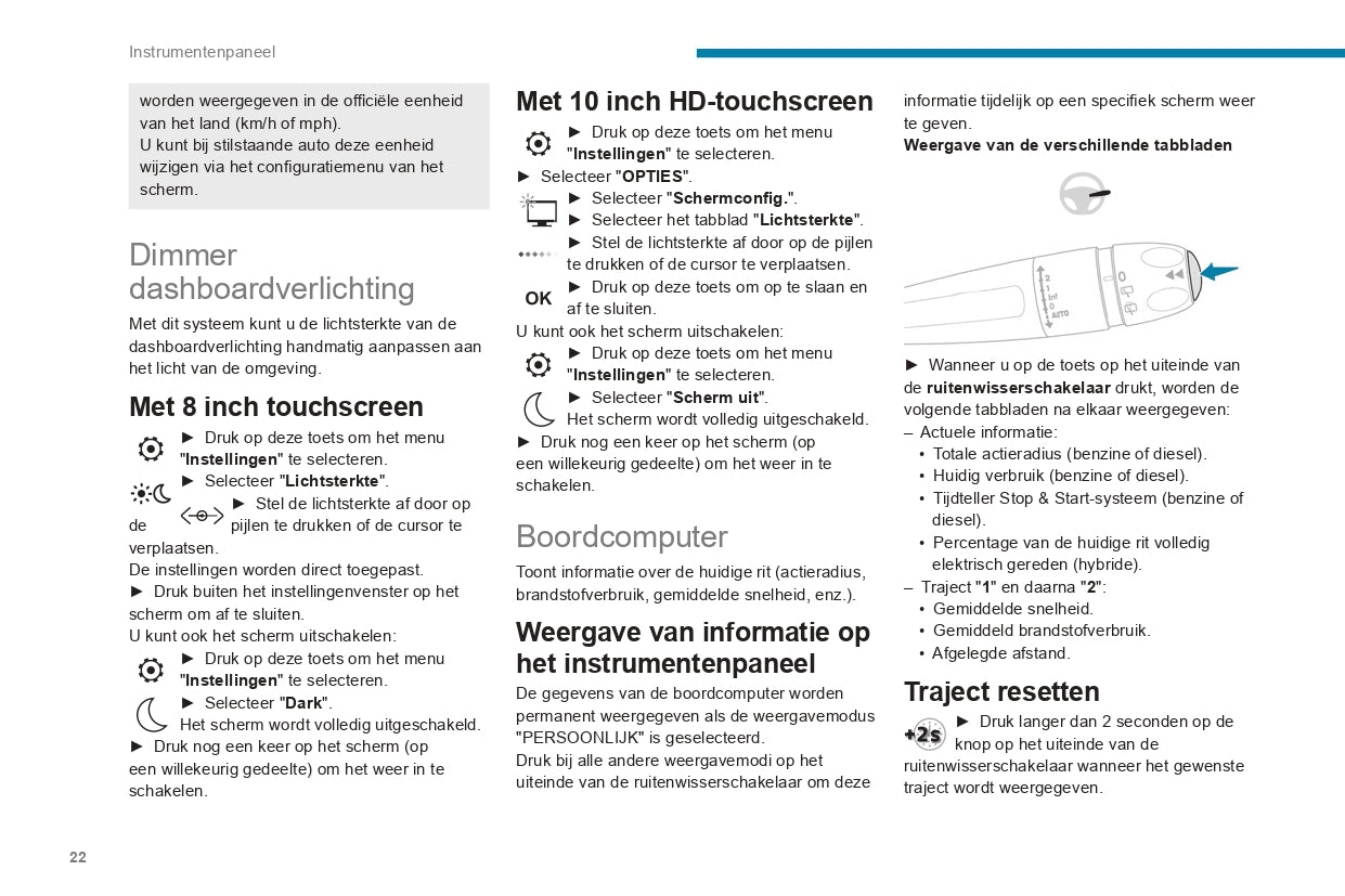 2019-2021 Peugeot 508/508 SW Owner's Manual | Dutch