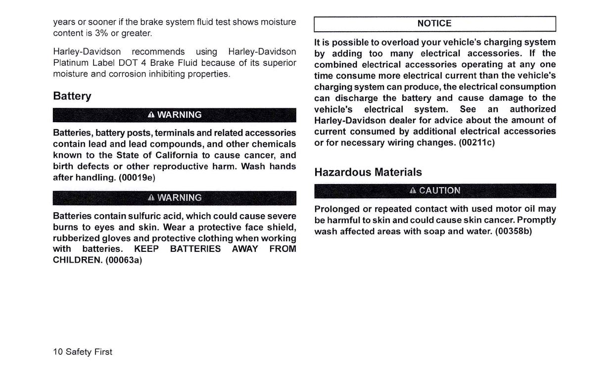 2021 Harley-Davidson Touring Owner's Manual | English