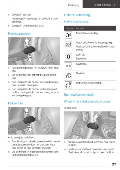 2021 BMW i3 Owner's Manual | Dutch