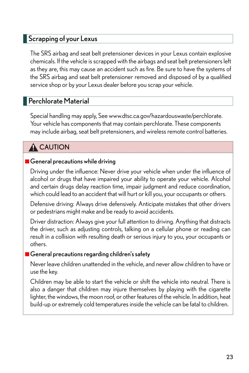 2008 Lexus LX 570 Owner's Manual | English