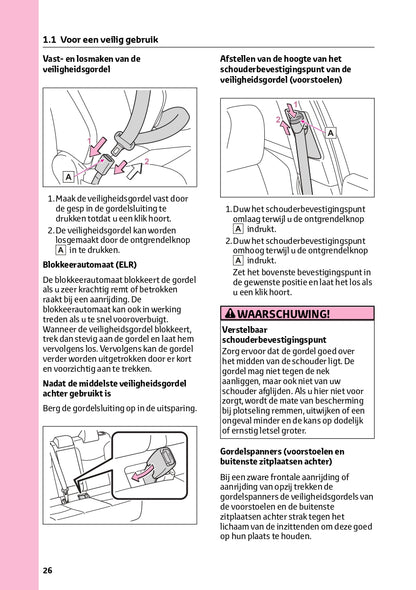 2024 Toyota Corolla Cross Owner's Manual | Dutch