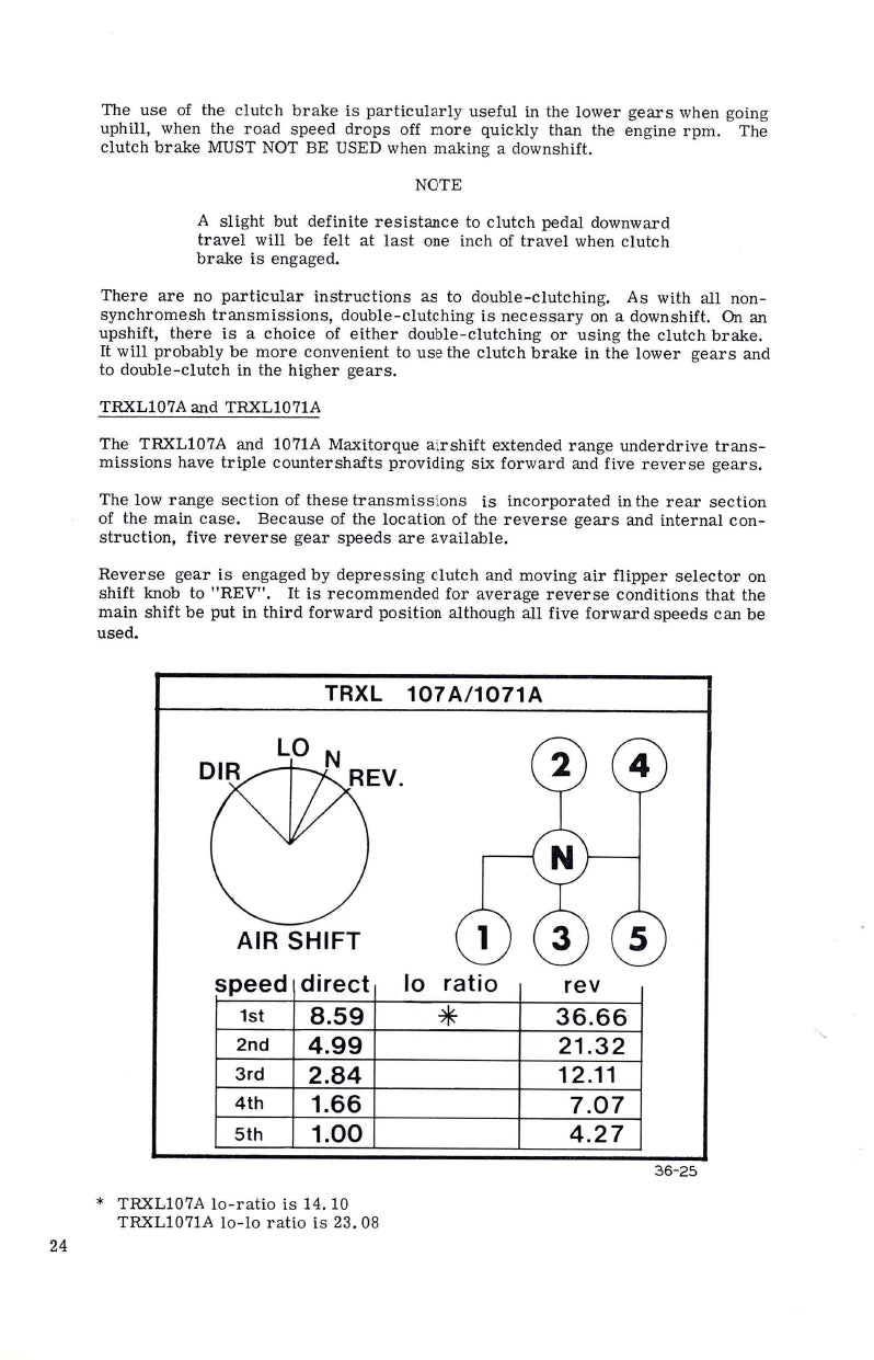 Mack MC/MR Owner's Manual | English