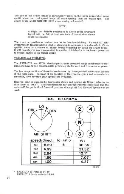 Mack MC/MR Owner's Manual | English