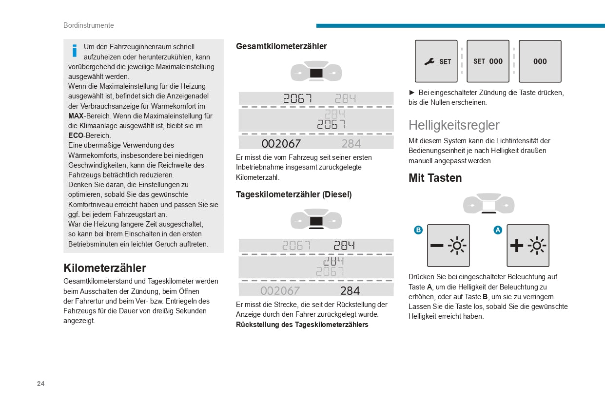 2022-2024 Peugeot Expert/Traveller/e-Expert/e-Traveller Owner's Manual | German