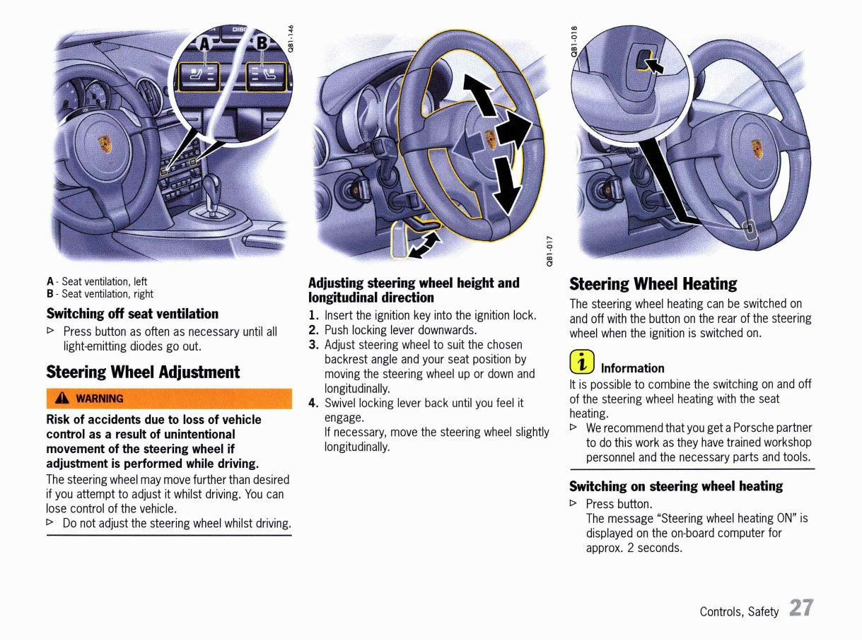 2011 Porsche Boxster/Boxster S/Boxster Spyder Owner's Manual | English