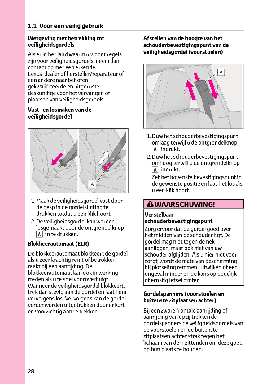 2023-2024 Lexus RX 450h+ Owner's Manual | Dutch