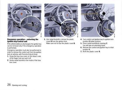 2012 Porsche 911 Carrera Gebruikershandleiding | Engels