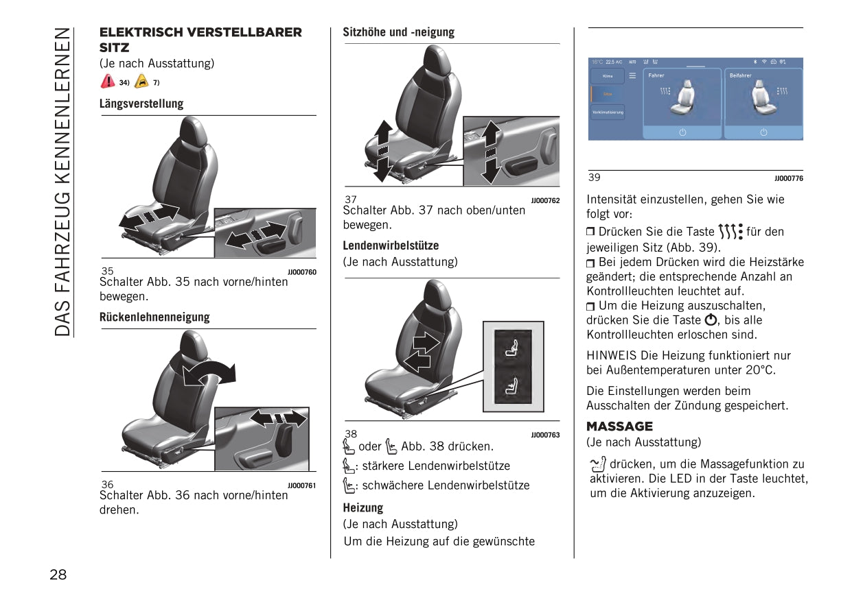 2023 Jeep Avenger Owner's Manual | German