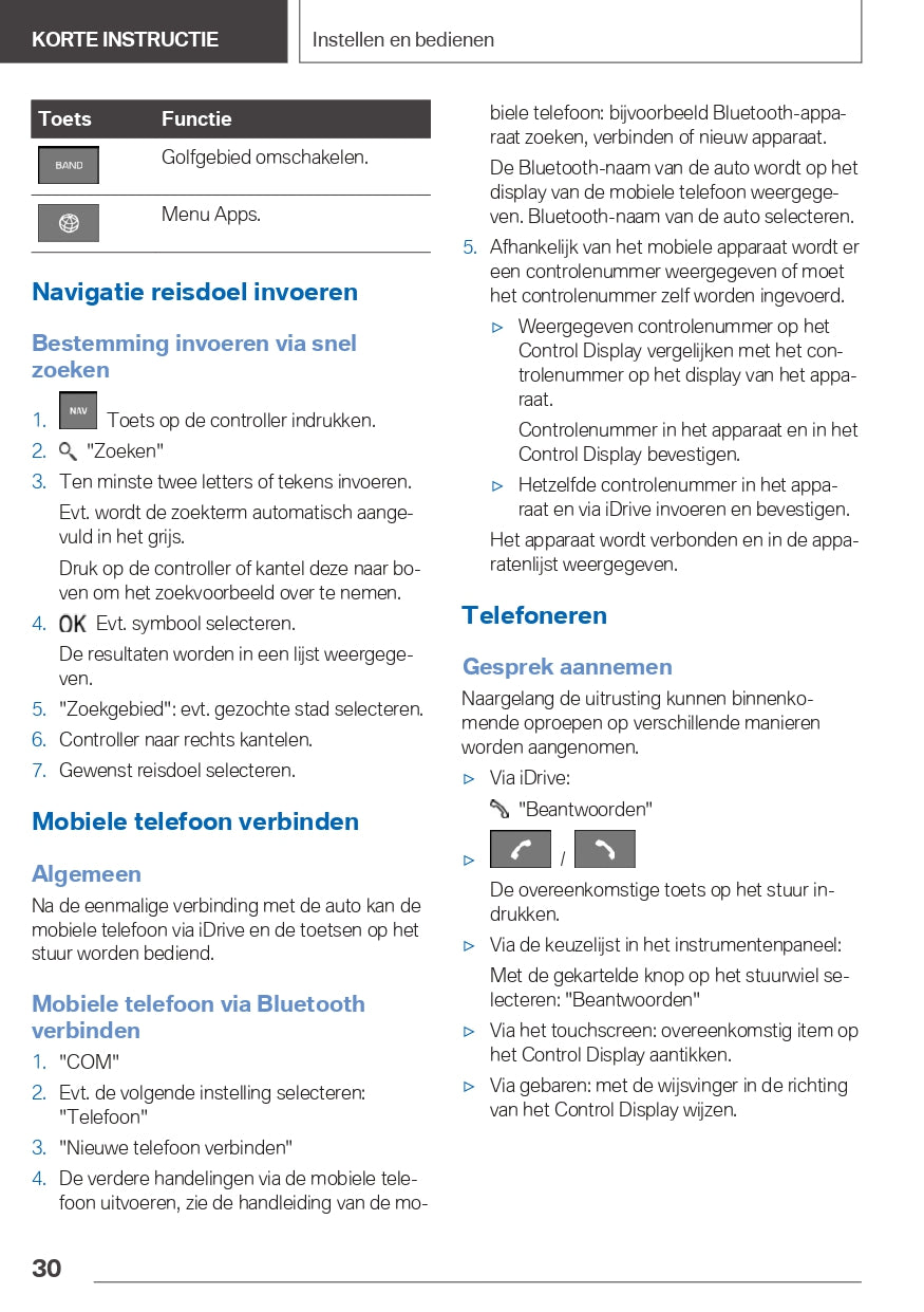 2021 BMW X5 Plug-in Hybrid Infotainment Manual | Dutch