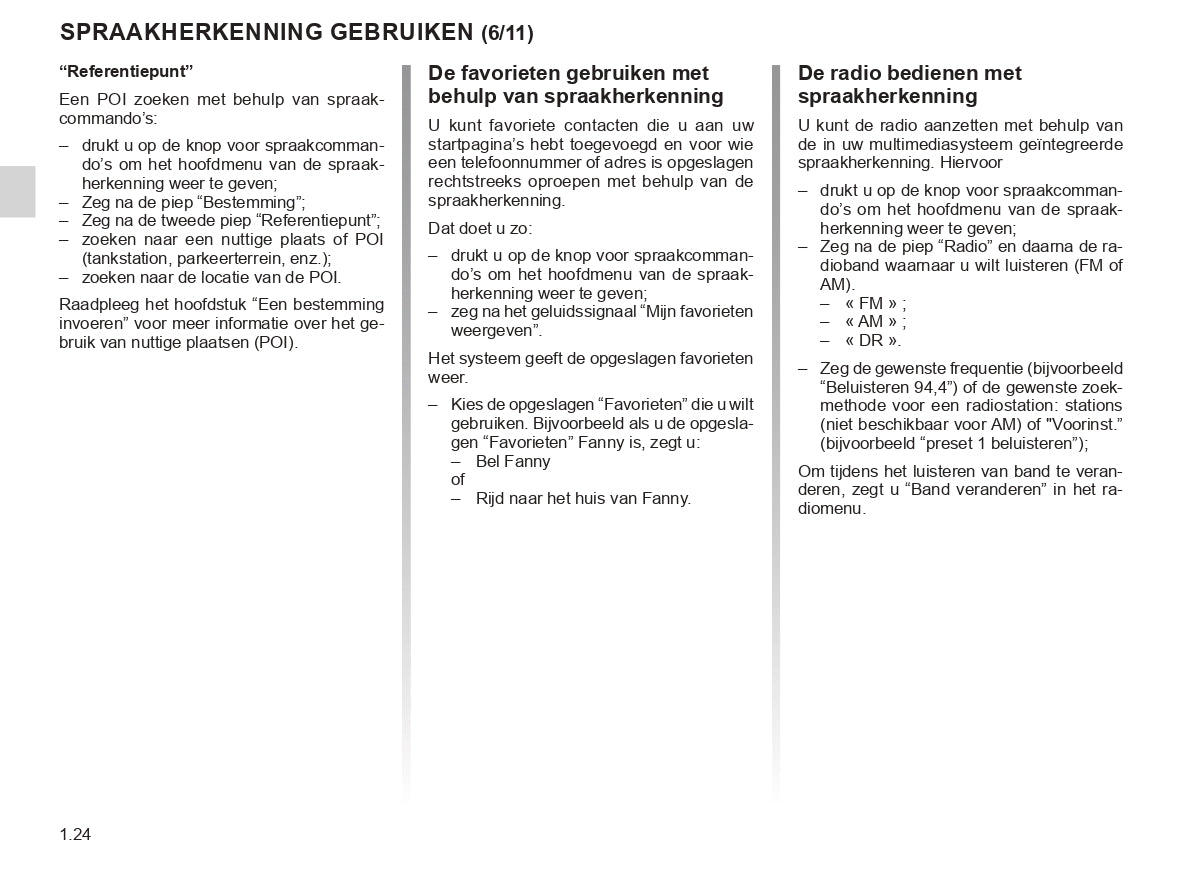 Renault R-Link 2 Infotainment Manual | Dutch