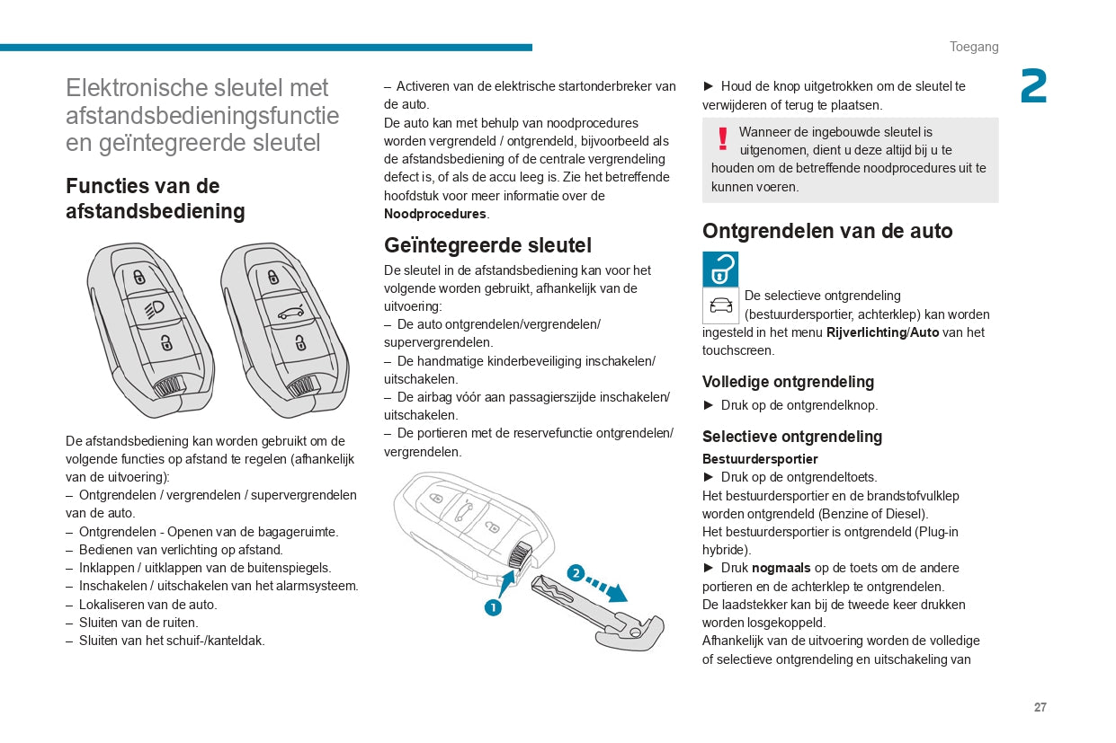 2022-2023 Peugeot 3008/5008/3008 Hybrid/3008 HYbrid4 Owner's Manual | Dutch