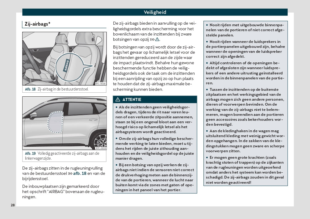 2020 Cupra Ateca Owner's Manual | Dutch