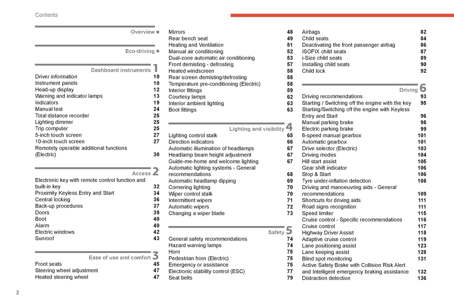 2022-2024 Citroën C4/C4x Owner's Manual | English