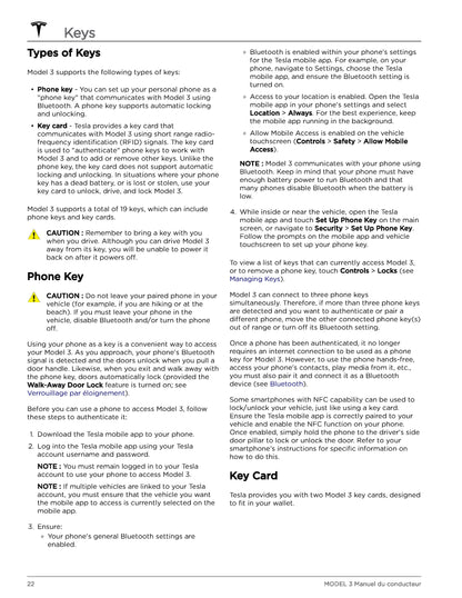 2023-2024 Tesla Model 3 Manuel du propriétaire | Français