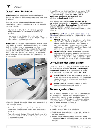 2023-2024 Tesla Model 3 Manuel du propriétaire | Français